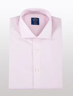 Alfa Perry Pink 100% Cotton Dress Shirt