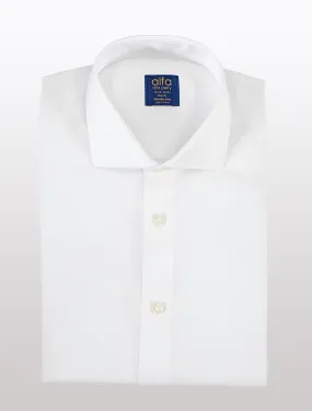 Alfa Perry White 100% Cotton Dress Shirt