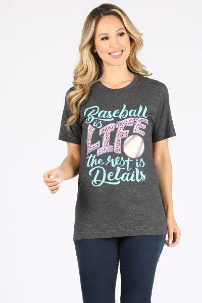 BC BASEBALL LIF- CHARCOAL