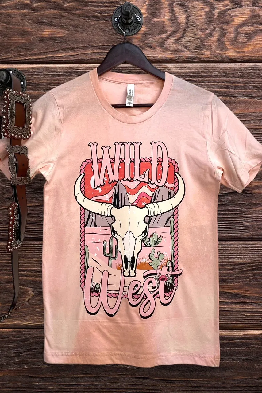 BC DTF BLEACHED WILD WEST- PEACH