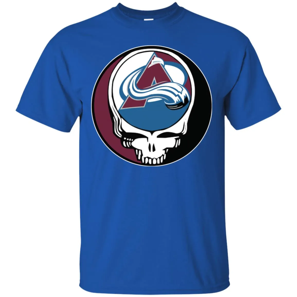 Colorado Avalanche Grateful Dead Steal Your Face Hockey Nhl Shirts