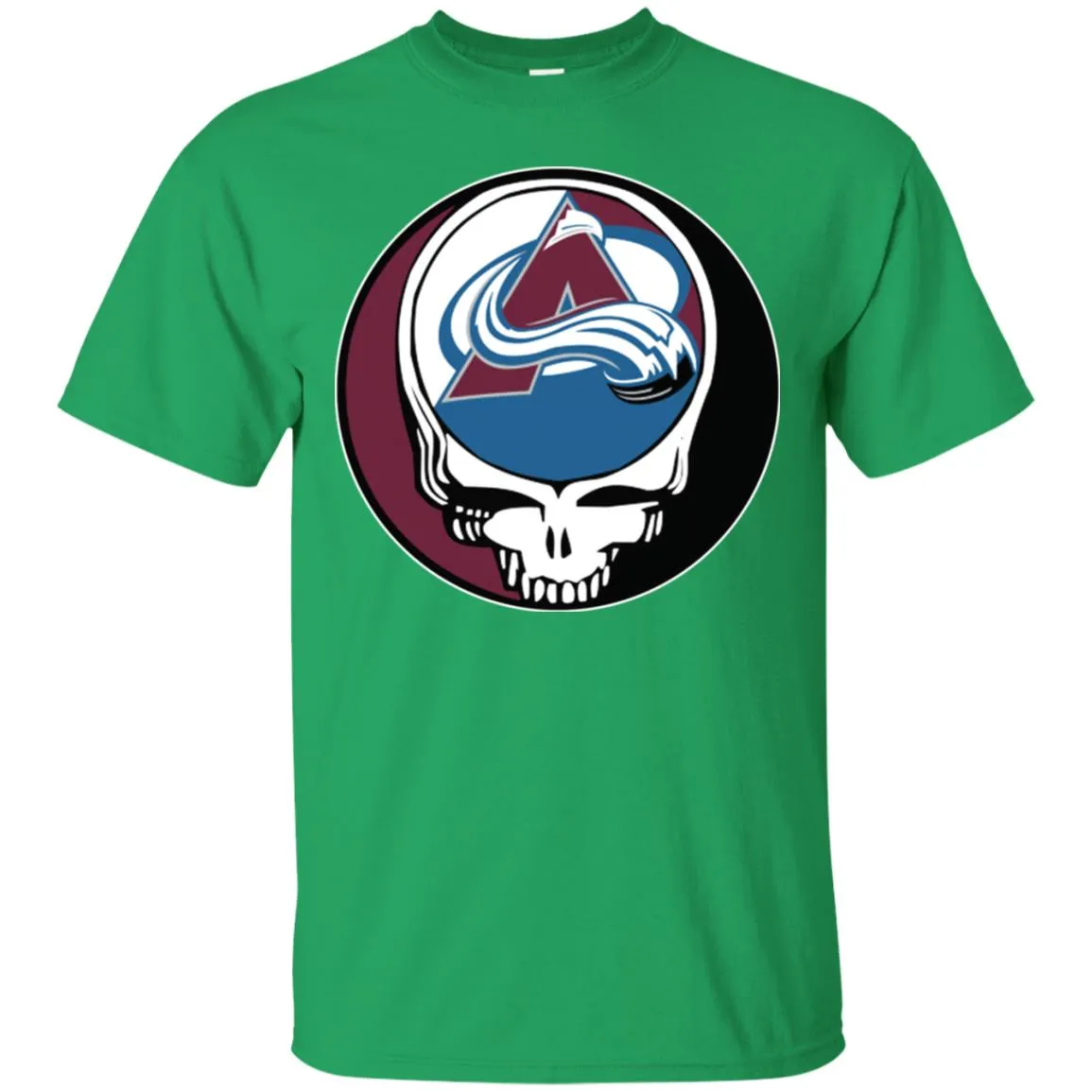 Colorado Avalanche Grateful Dead Steal Your Face Hockey Nhl Shirts