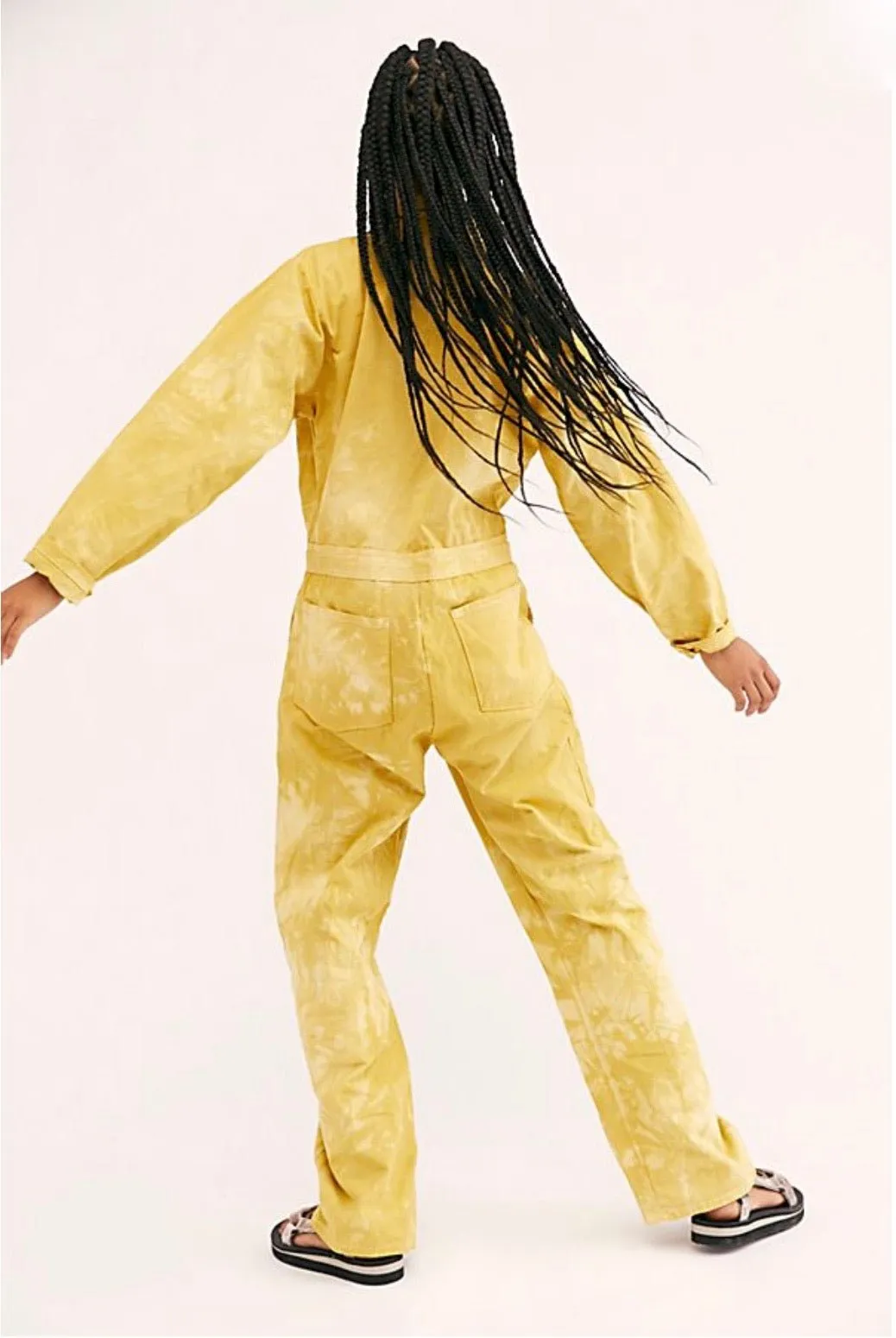 Coveralls in Mustard