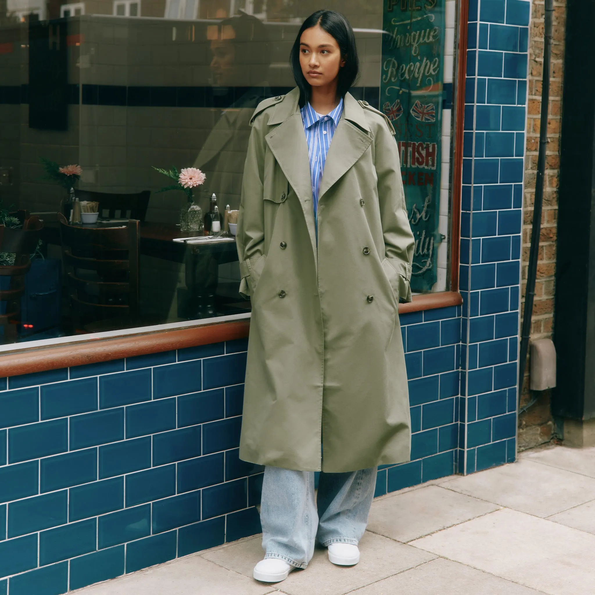 Double Breasted Classic Trench Coat