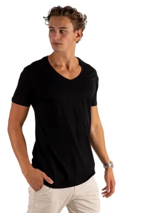 Dyb V-Neck - Sort