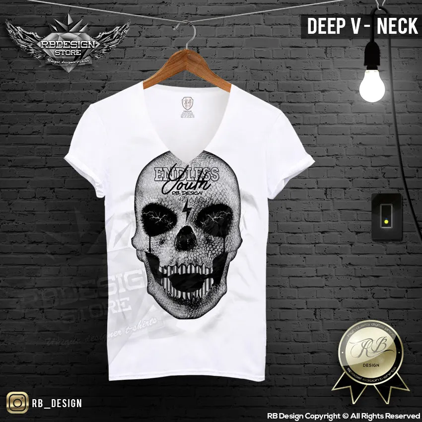 Endless Youth Men's Diamond Skull T-shirt RB Design Tank Top MD495