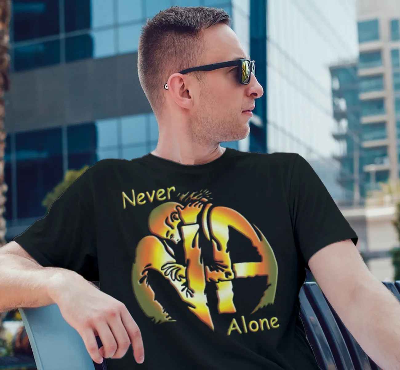 Hugs Never Alone V. 2.0  SS/LS Tee