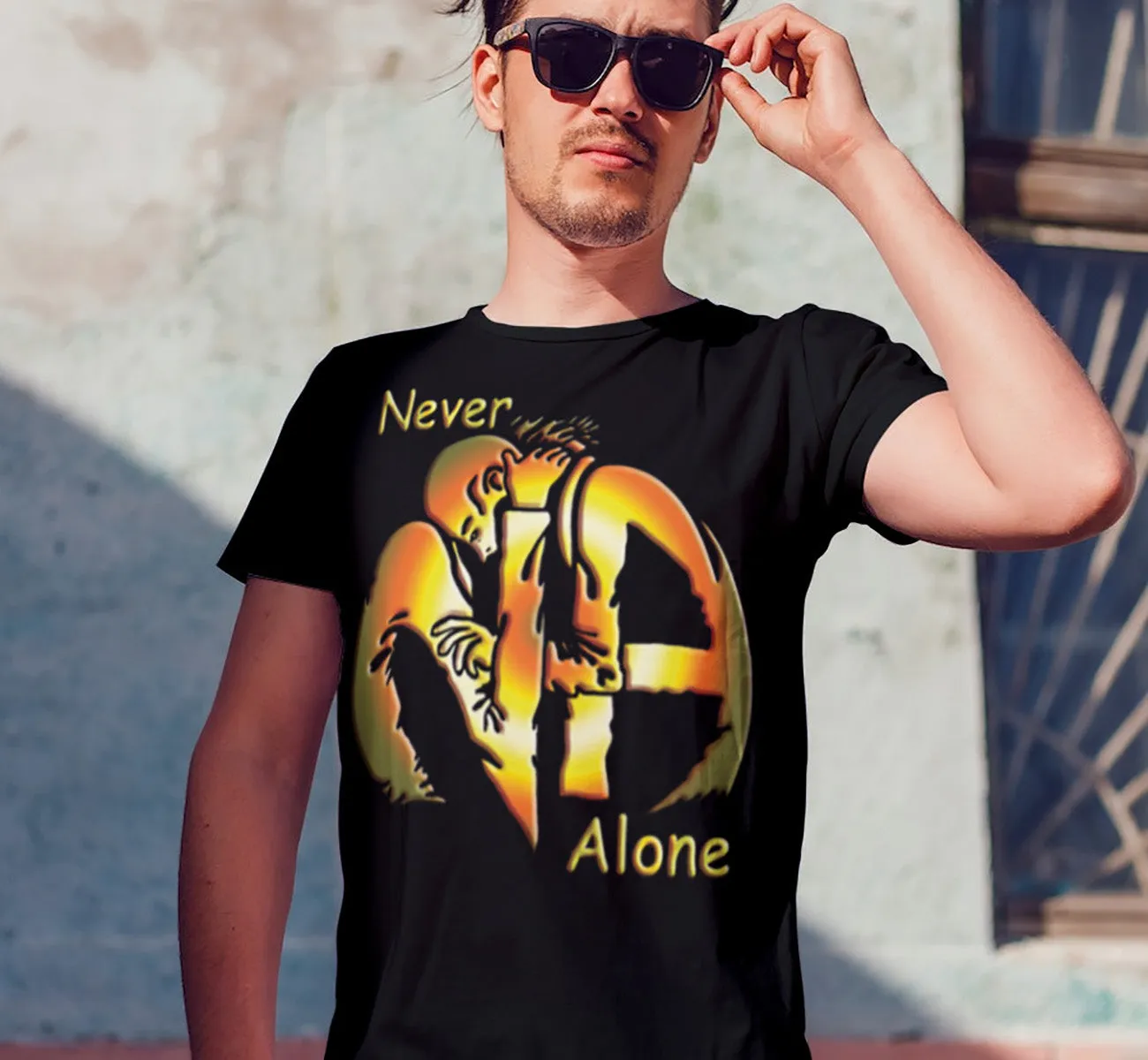 Hugs Never Alone V. 2.0  SS/LS Tee