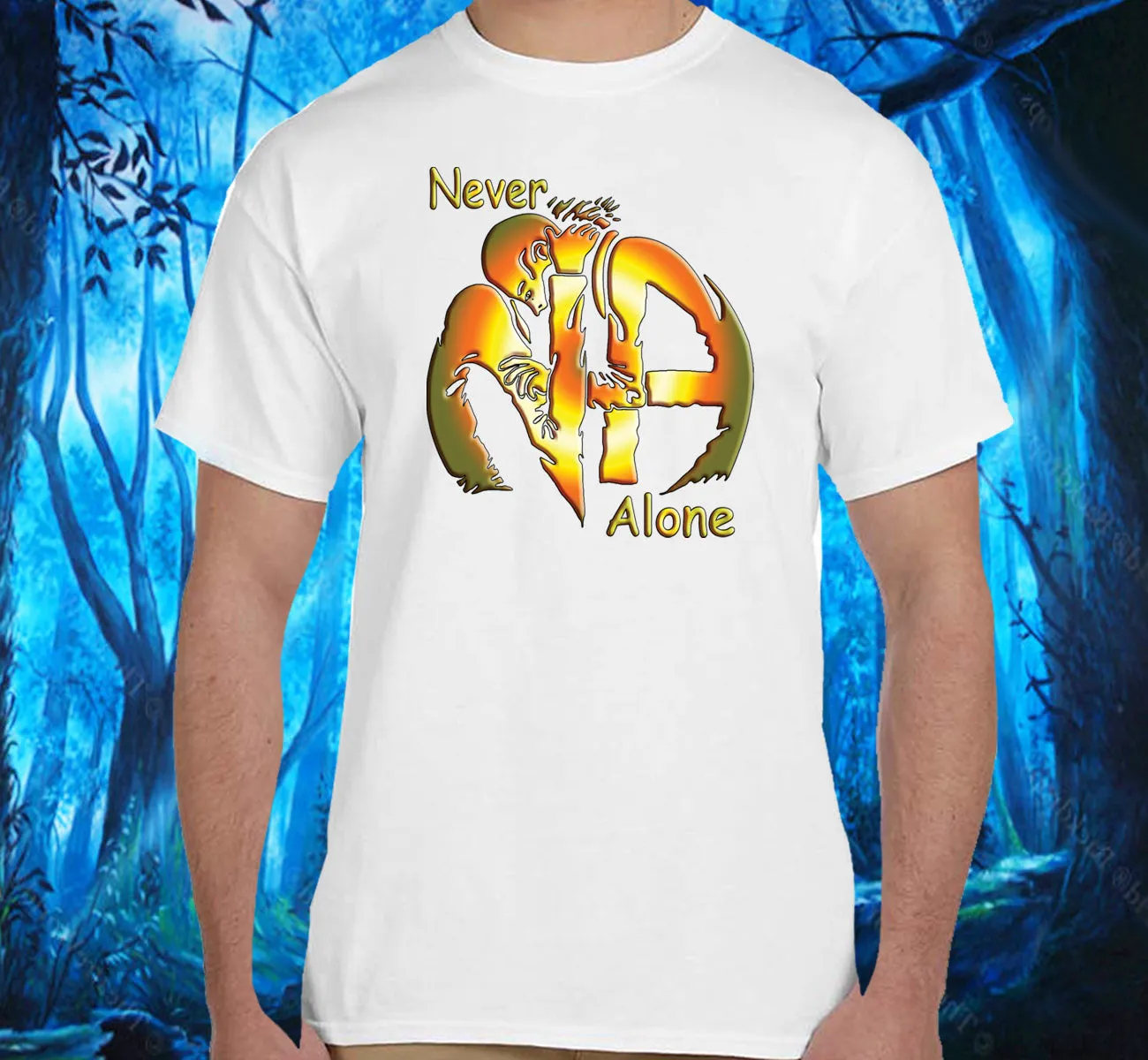 Hugs Never Alone V. 2.0  SS/LS Tee