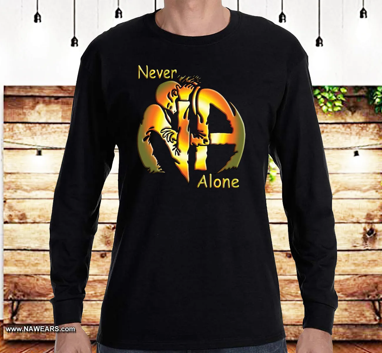 Hugs Never Alone V. 2.0  SS/LS Tee