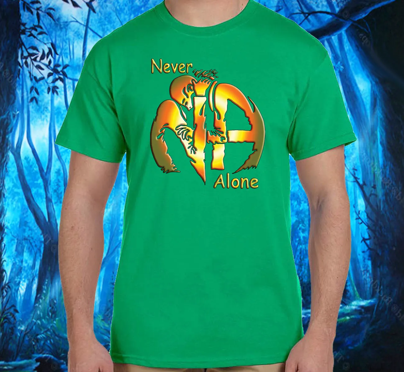 Hugs Never Alone V. 2.0  SS/LS Tee