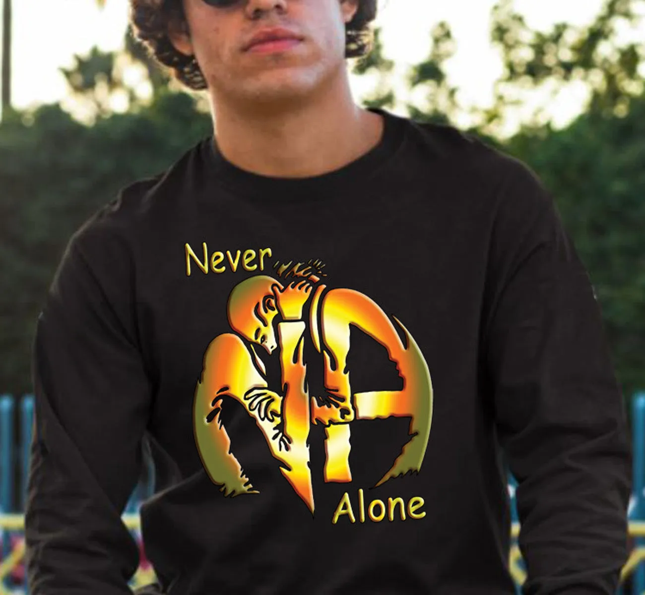 Hugs Never Alone V. 2.0  SS/LS Tee