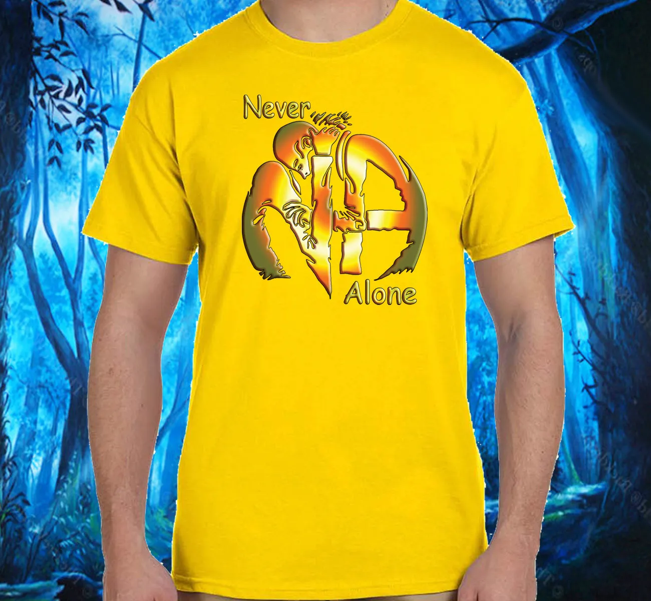 Hugs Never Alone V. 2.0  SS/LS Tee