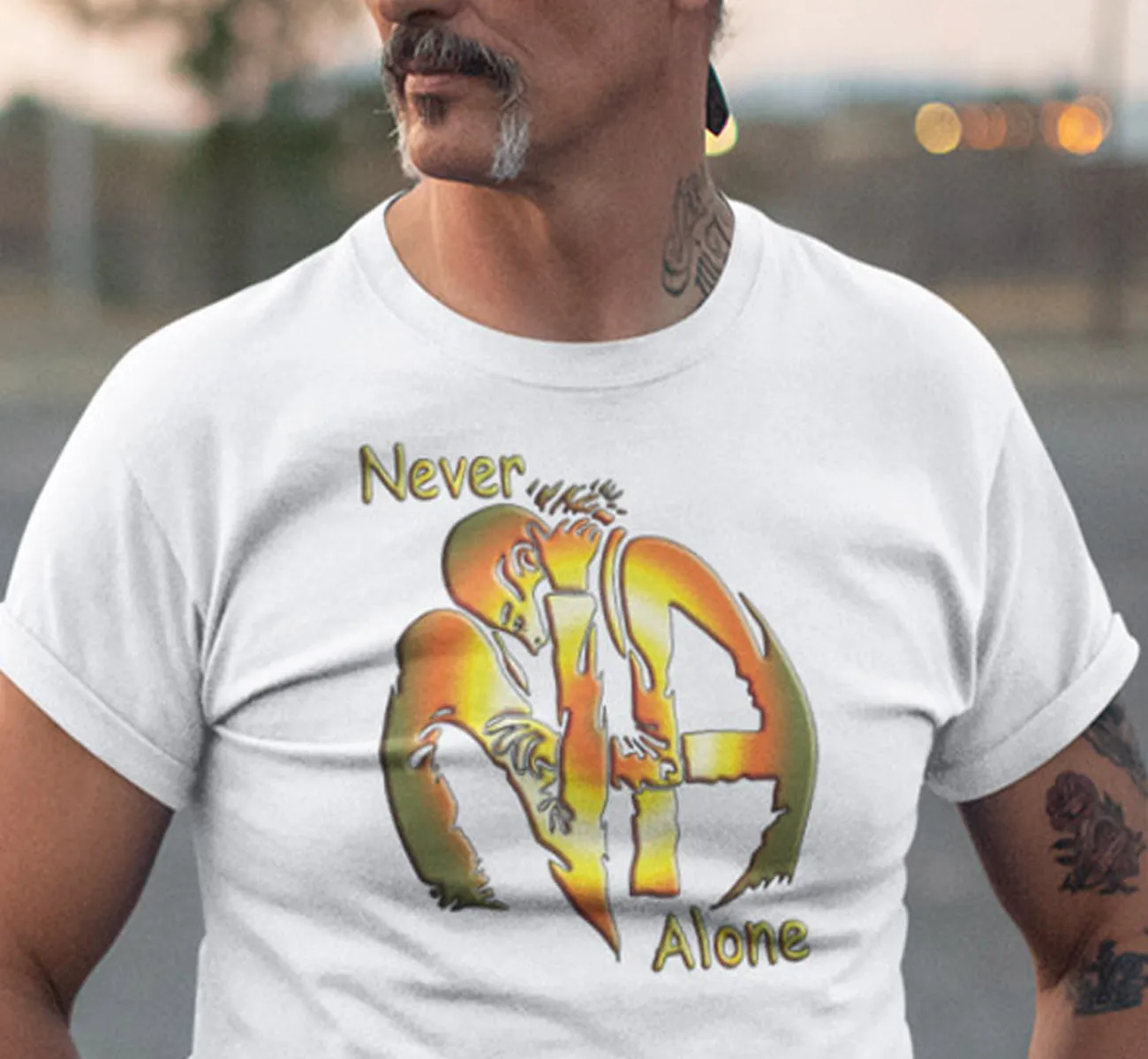 Hugs Never Alone V. 2.0  SS/LS Tee