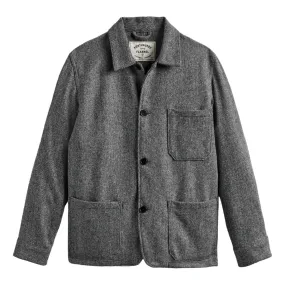 Labura Jacket Herringbone Wool Grey