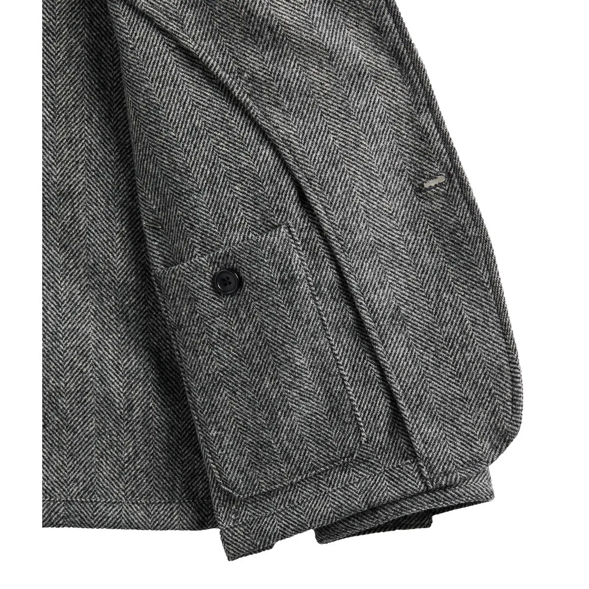 Labura Jacket Herringbone Wool Grey