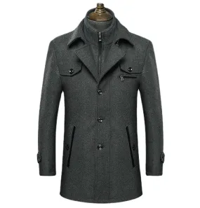 LMS Wool Trench Coat