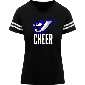 Logo Cheer 3537 LAT Womens Football Tee