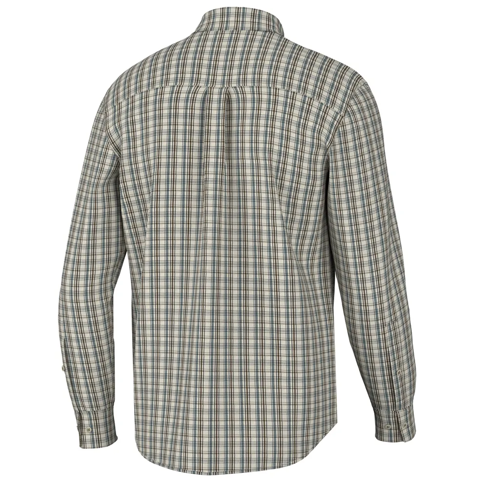 McNally Dress Shirt - Cream/Slate/Brown