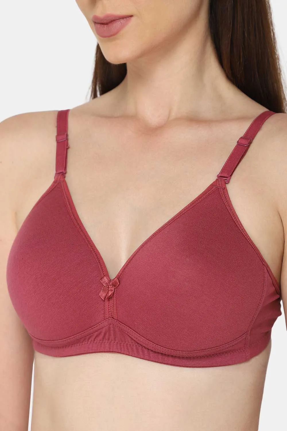 Medium Coverage Non-Wired Premium Cotton Wire-free Intimacy Padded Backless Bra - UC11