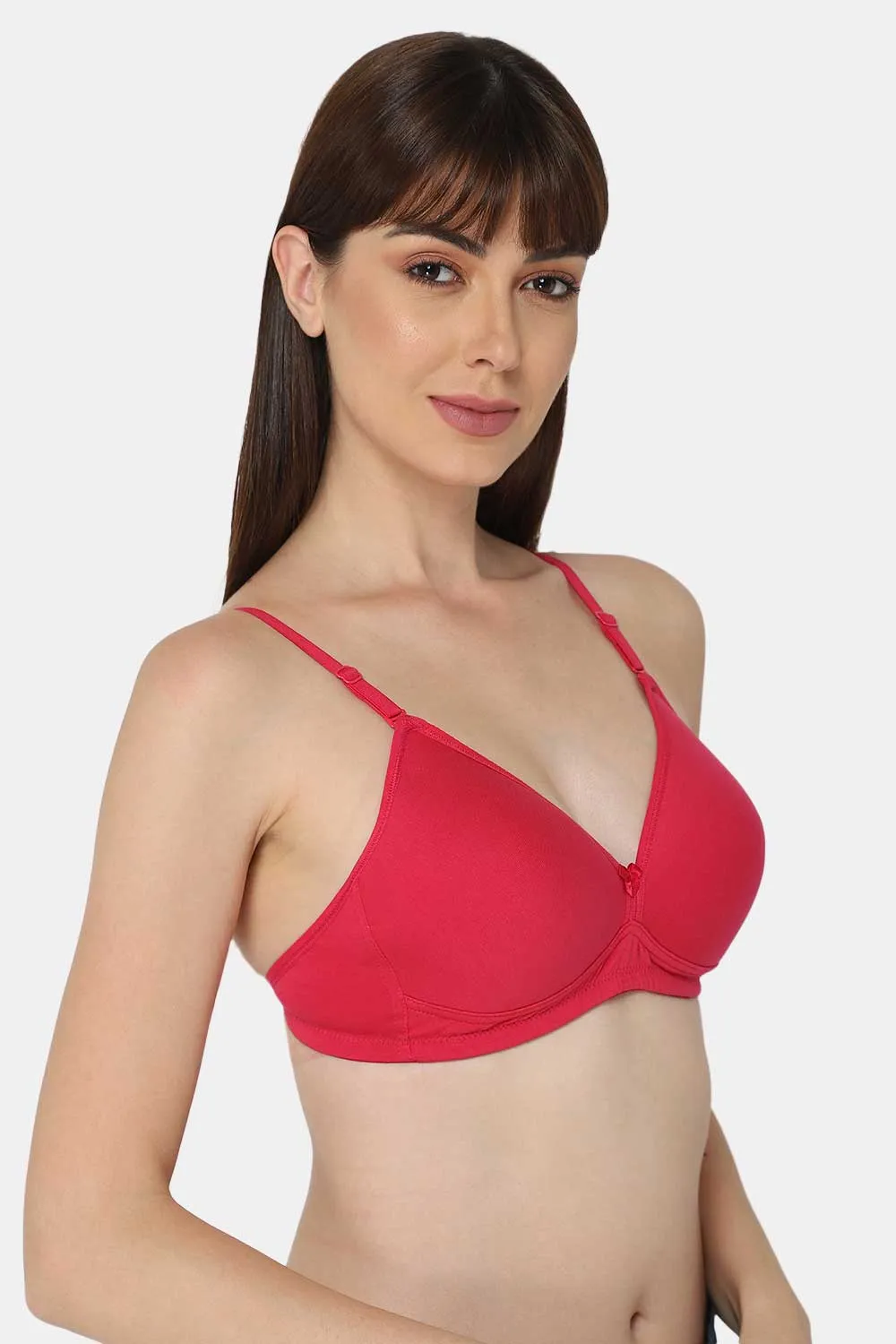 Medium Coverage Non-Wired Premium Cotton Wire-free Intimacy Padded Backless Bra - UC11