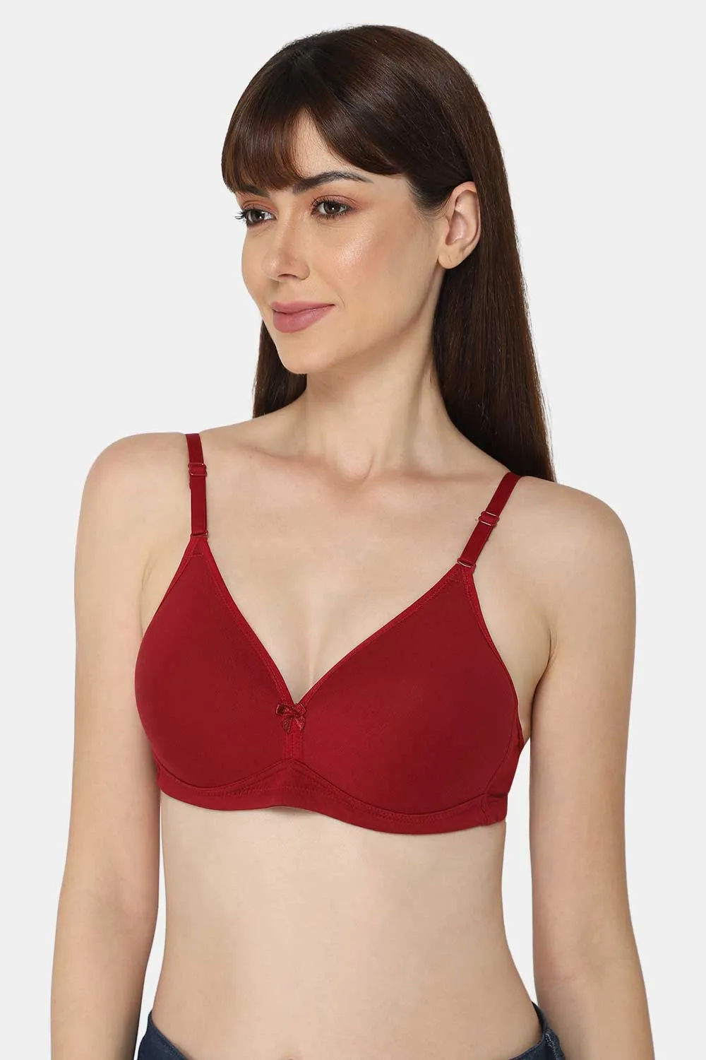 Medium Coverage Non-Wired Premium Cotton Wire-free Intimacy Padded Backless Bra - UC11