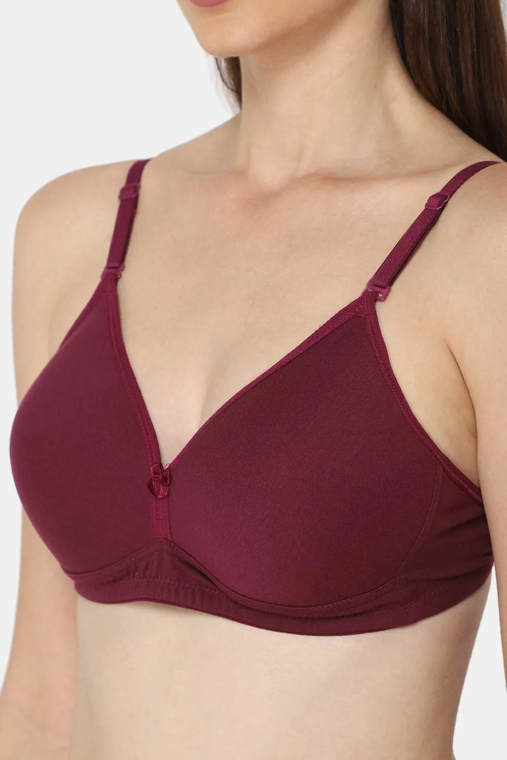 Medium Coverage Non-Wired Premium Cotton Wire-free Intimacy Padded Backless Bra - UC11