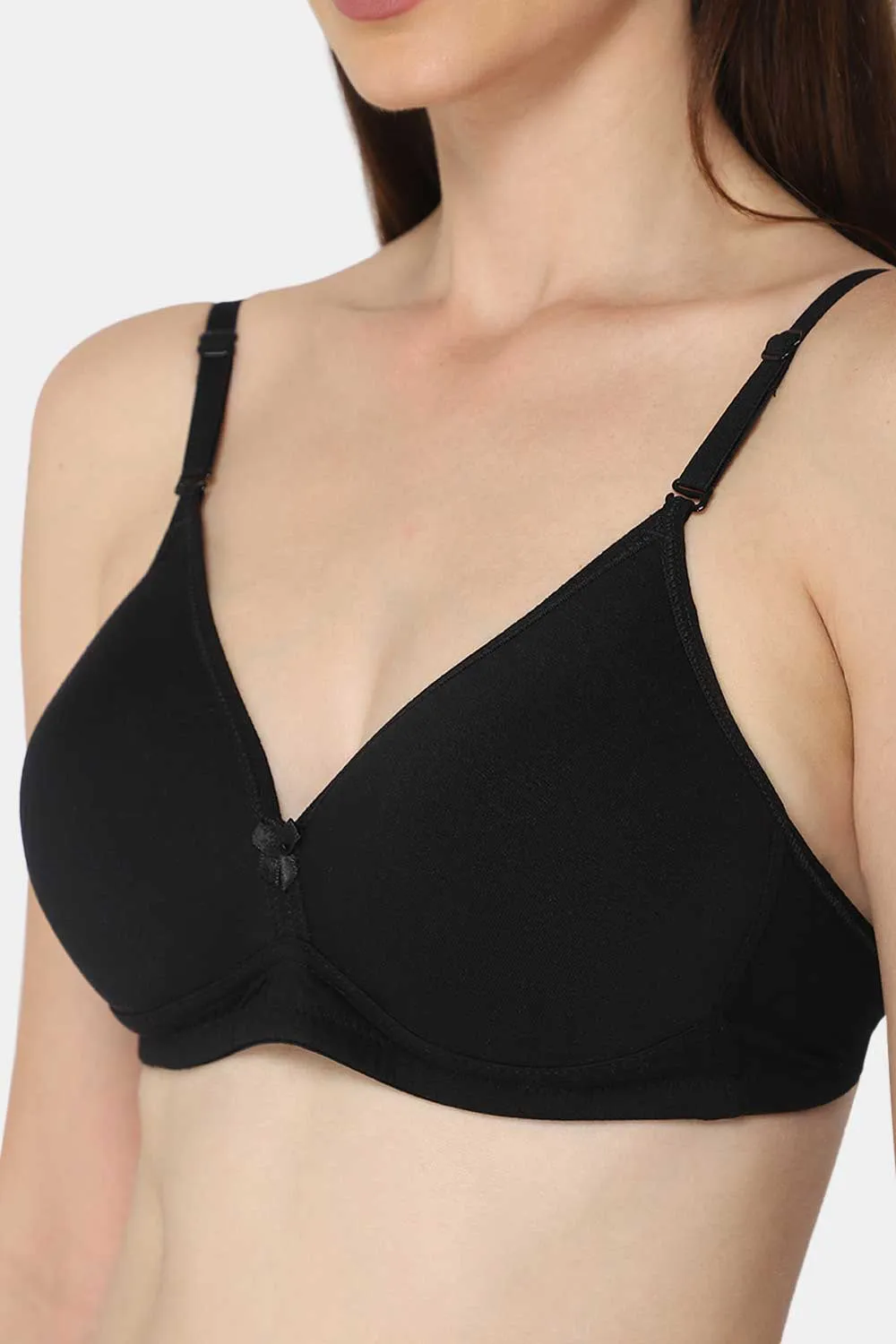 Medium Coverage Non-Wired Premium Cotton Wire-free Intimacy Padded Backless Bra - UC11