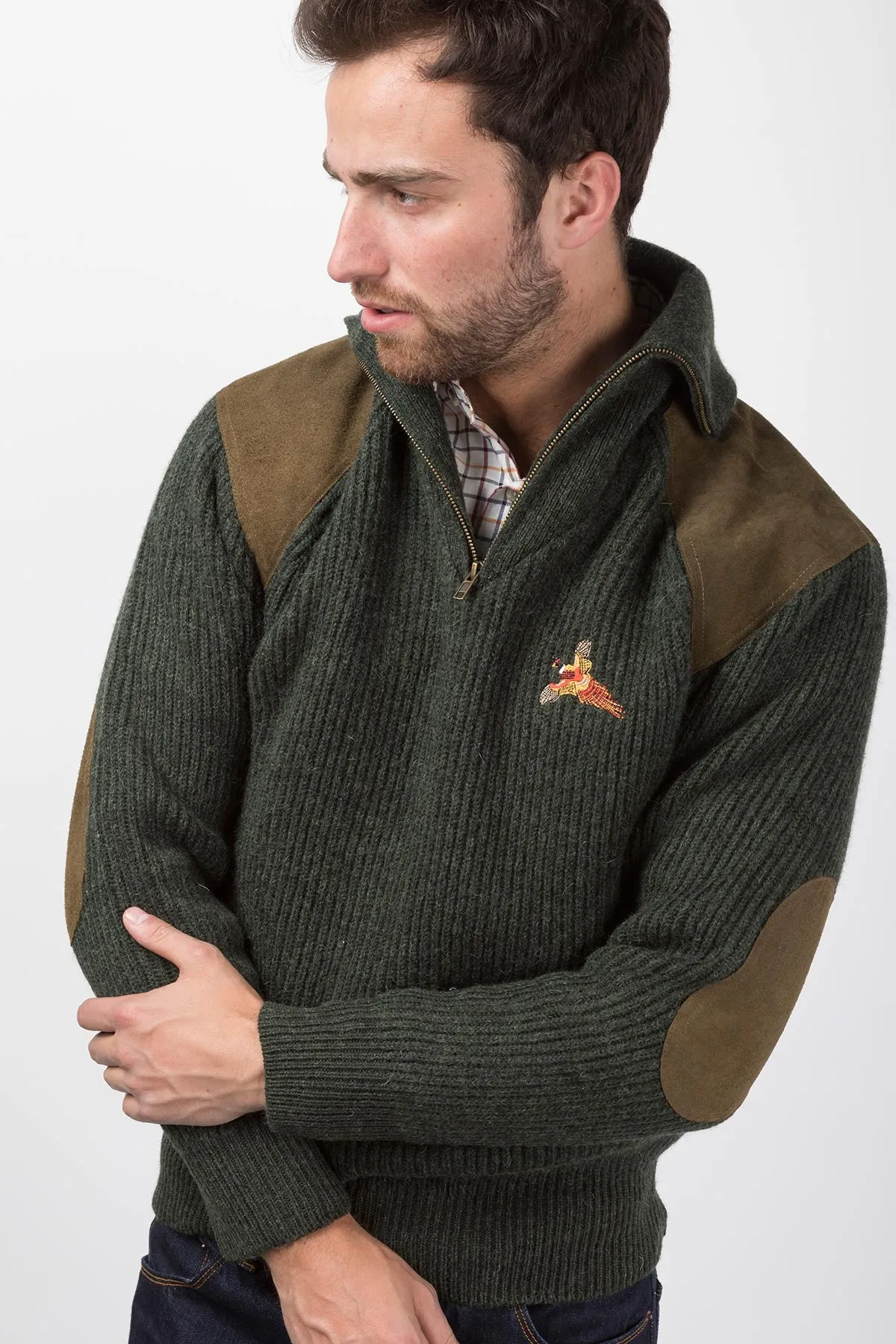 Men's Chunky Zip Neck Shooting Jumper