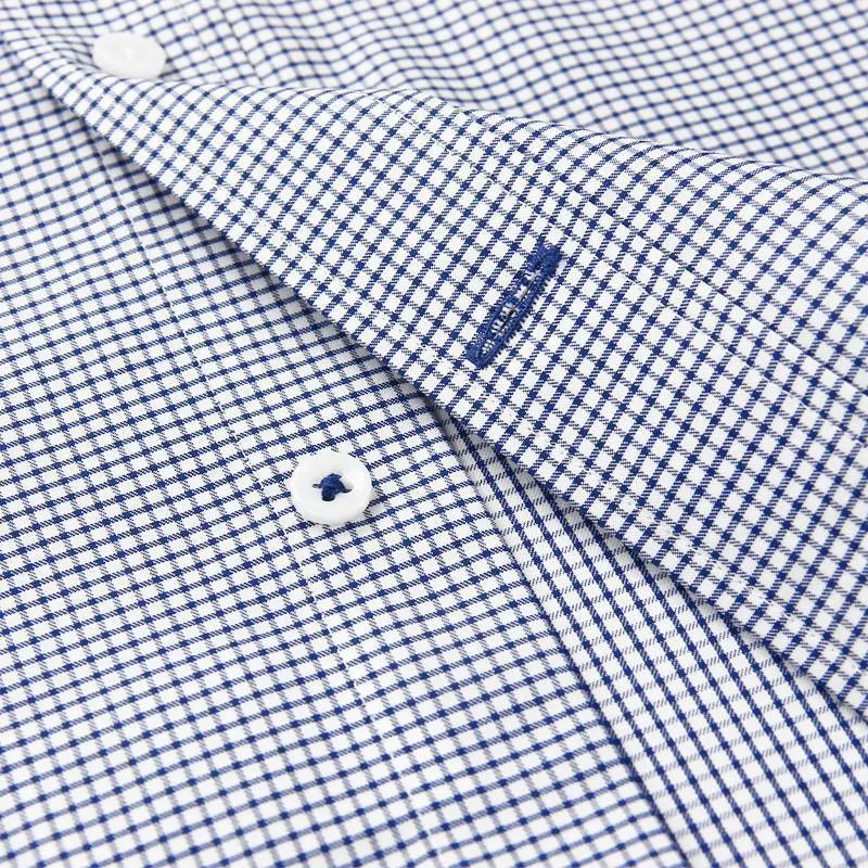 Men's Dress Shirts Plaid Shirts Cotton Men's Clothing Plus Size Shirts