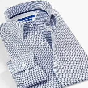 Men's Dress Shirts Plaid Shirts Cotton Men's Clothing Plus Size Shirts