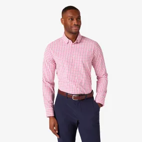 Men's Mizzen   Main | Leeward Trim Tall Long Sleeve | Rose Madison Check