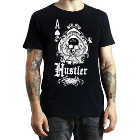 Men's Officially Licensed Hustler HST-660 'Hustler Ace of Spades' Black T-Shirt