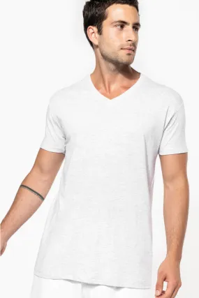 Men's Organic Cotton V-neck T-shirt | K3028IC