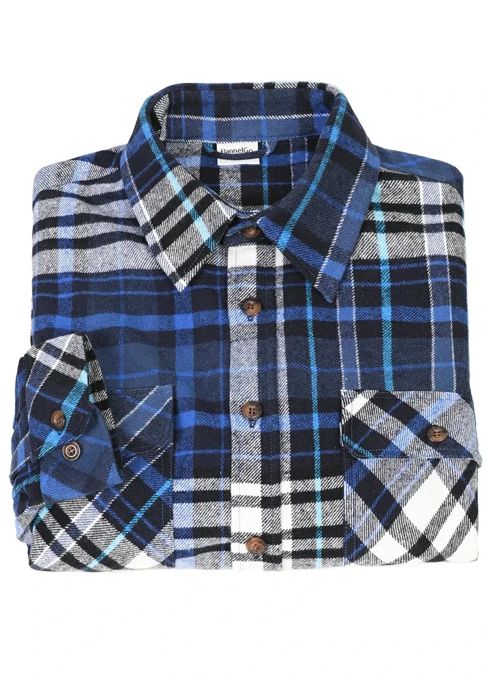 Men's Stalwart Heavyweight Flannel Shirts,10.6oz