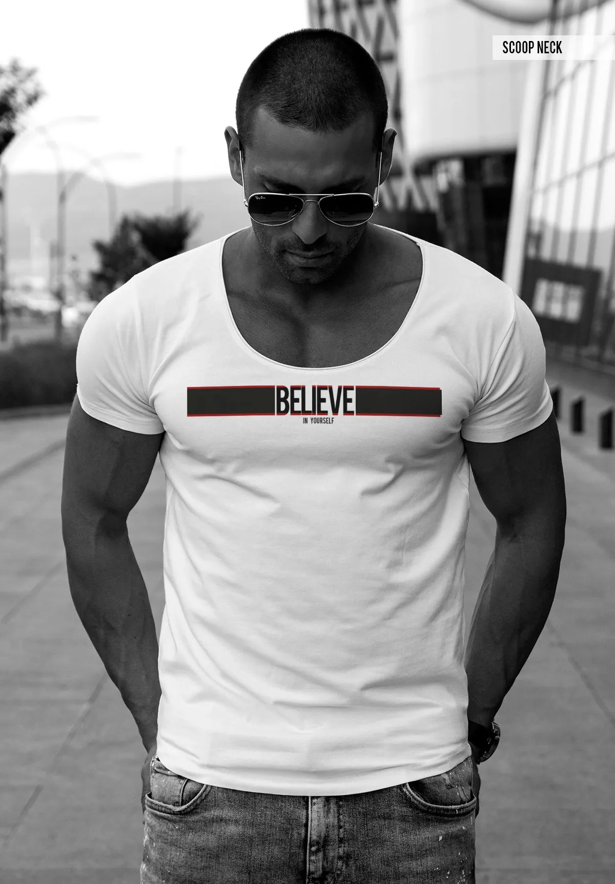 Mens T-shirt "Believe in Yourself" MD945