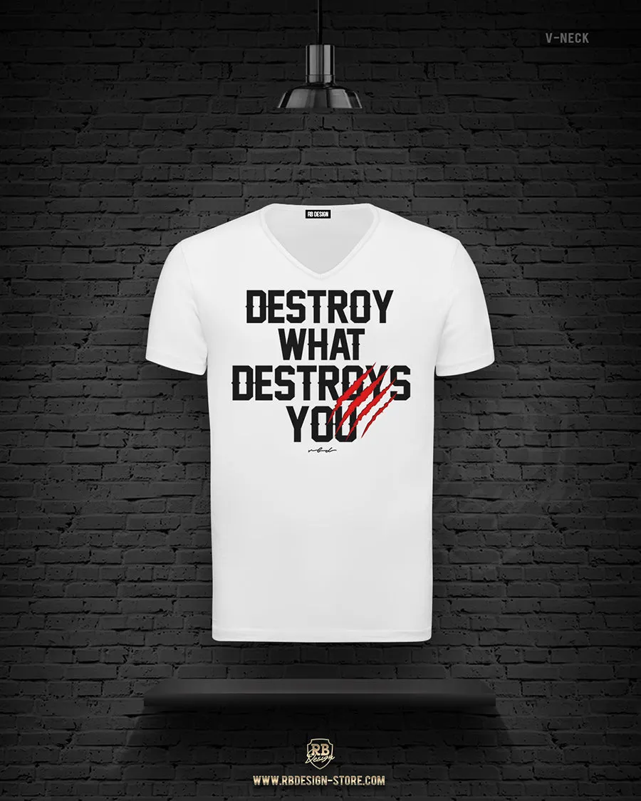 Men's T-shirt "Destroy What Destroys You" MD980