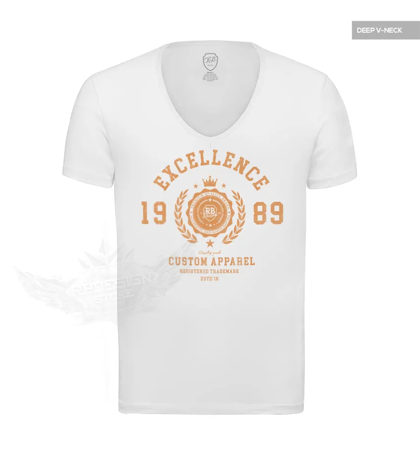 Mens T-shirt "Excellence" MD959 Orange