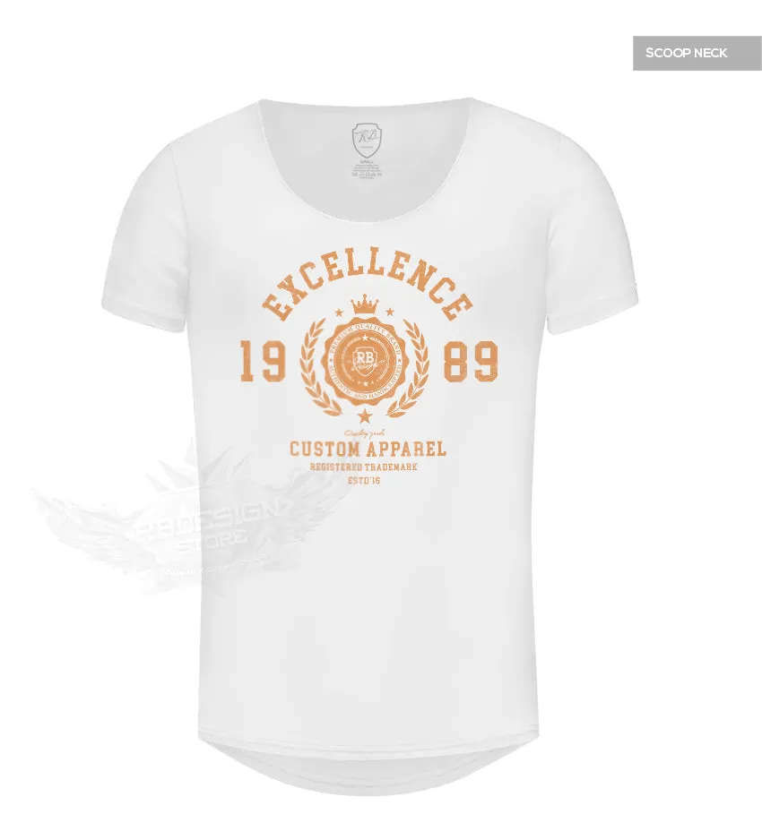 Mens T-shirt "Excellence" MD959 Orange