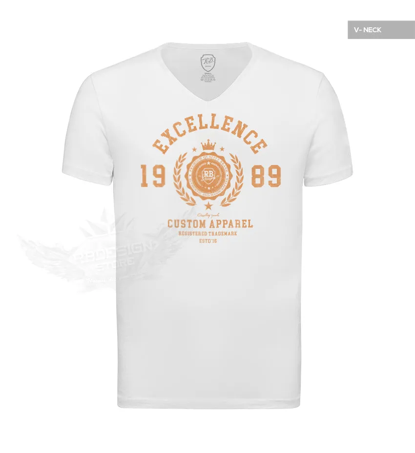 Mens T-shirt "Excellence" MD959 Orange