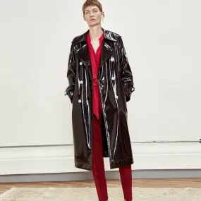 Nova Patent Leather Trench Coats - 3 Colors