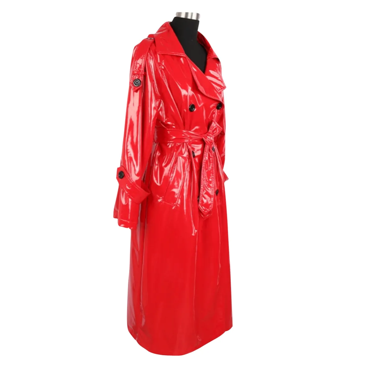 Nova Patent Leather Trench Coats - 3 Colors