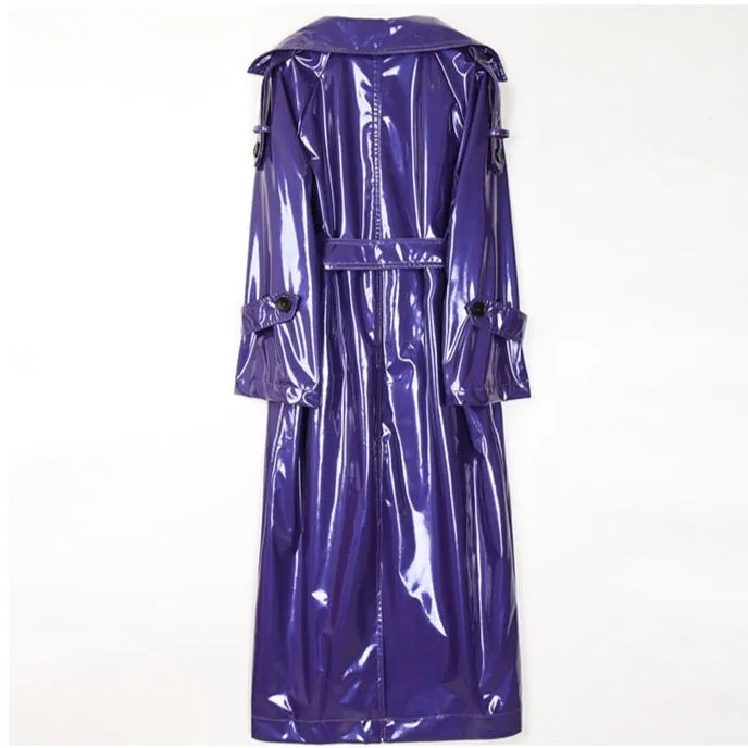 Nova Patent Leather Trench Coats - 3 Colors