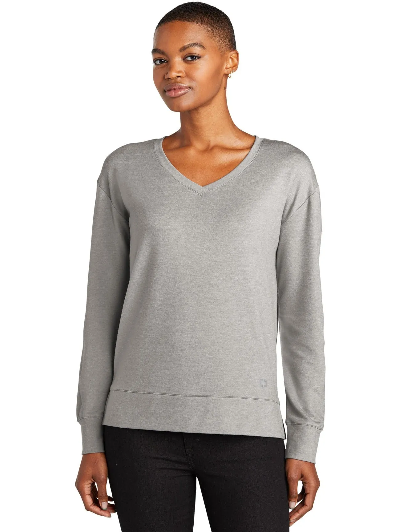 OGIO Ladies Luuma Flex Long Sleeve V-Neck