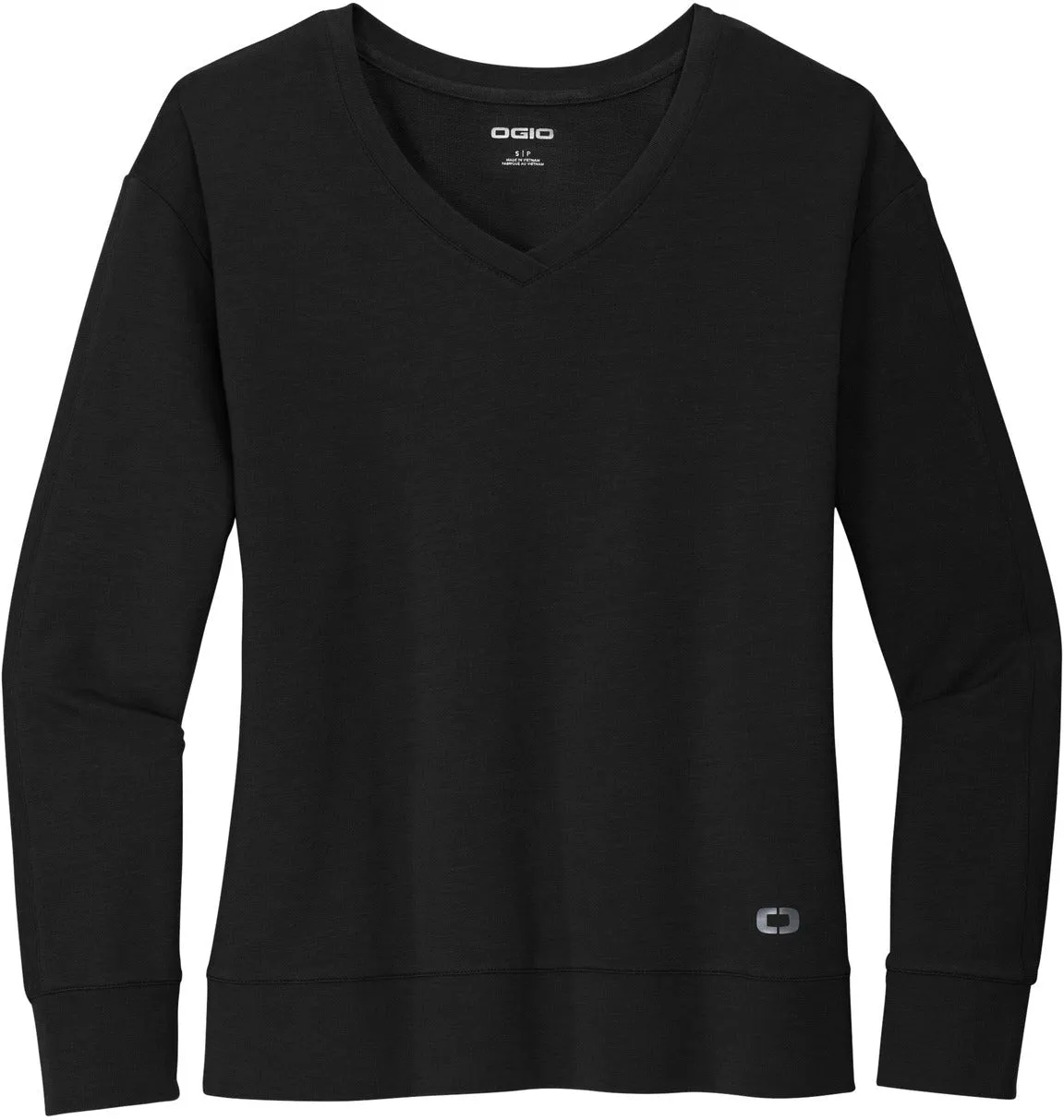 OGIO Ladies Luuma Flex Long Sleeve V-Neck