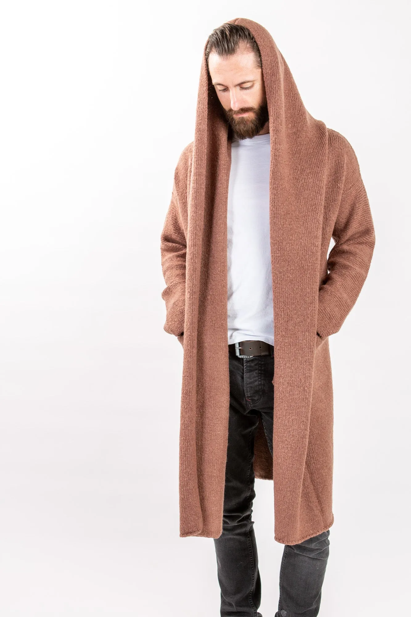 Oversized Two Pocket Cardigan - Mocha