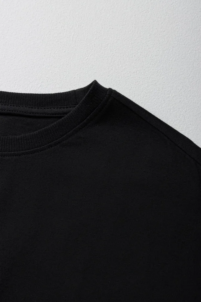 Plain T-Shirt Black