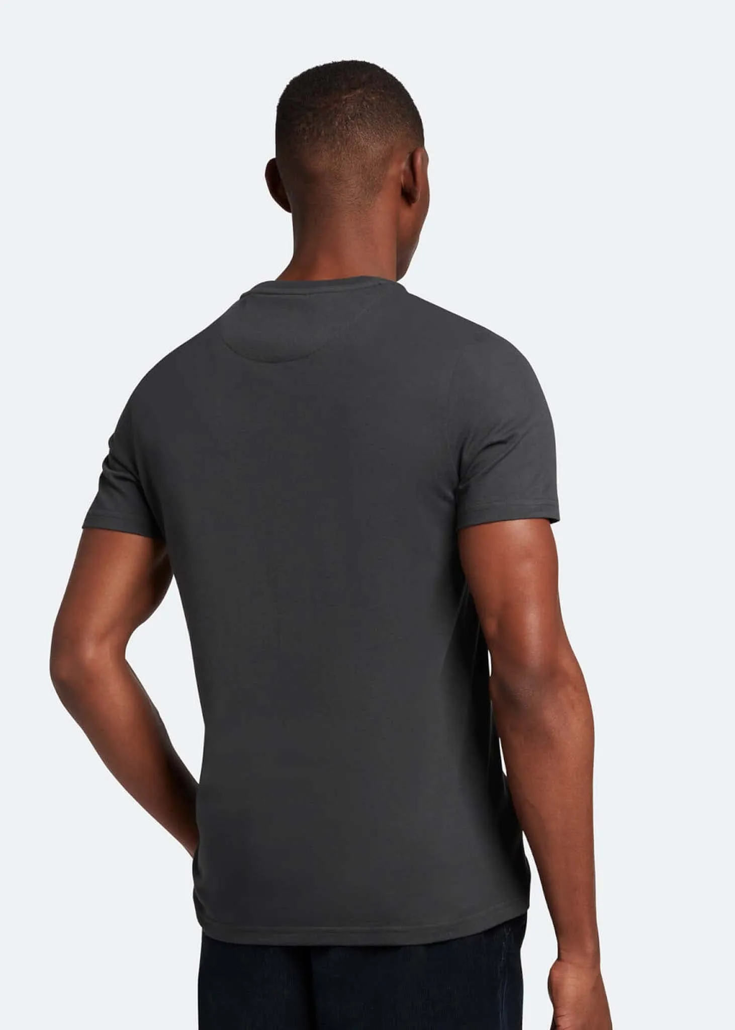 Plain t-shirt - gunmetal