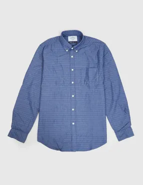 Portuguese Flannel Cafe Button Down Shirt - Blue