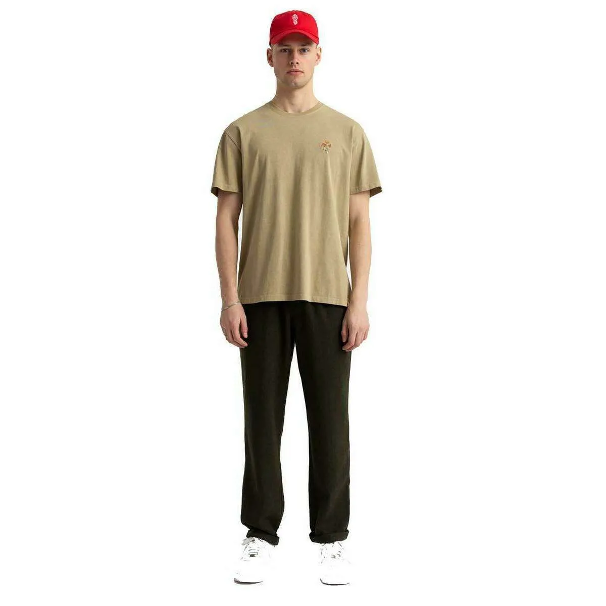 Revolution Mushroom Loose T-Shirt - Khaki